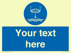 Custom Lower lifeboat to the water in launch sequence